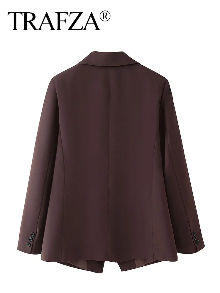 Women’s Elegant Lapel Blazer Jacket