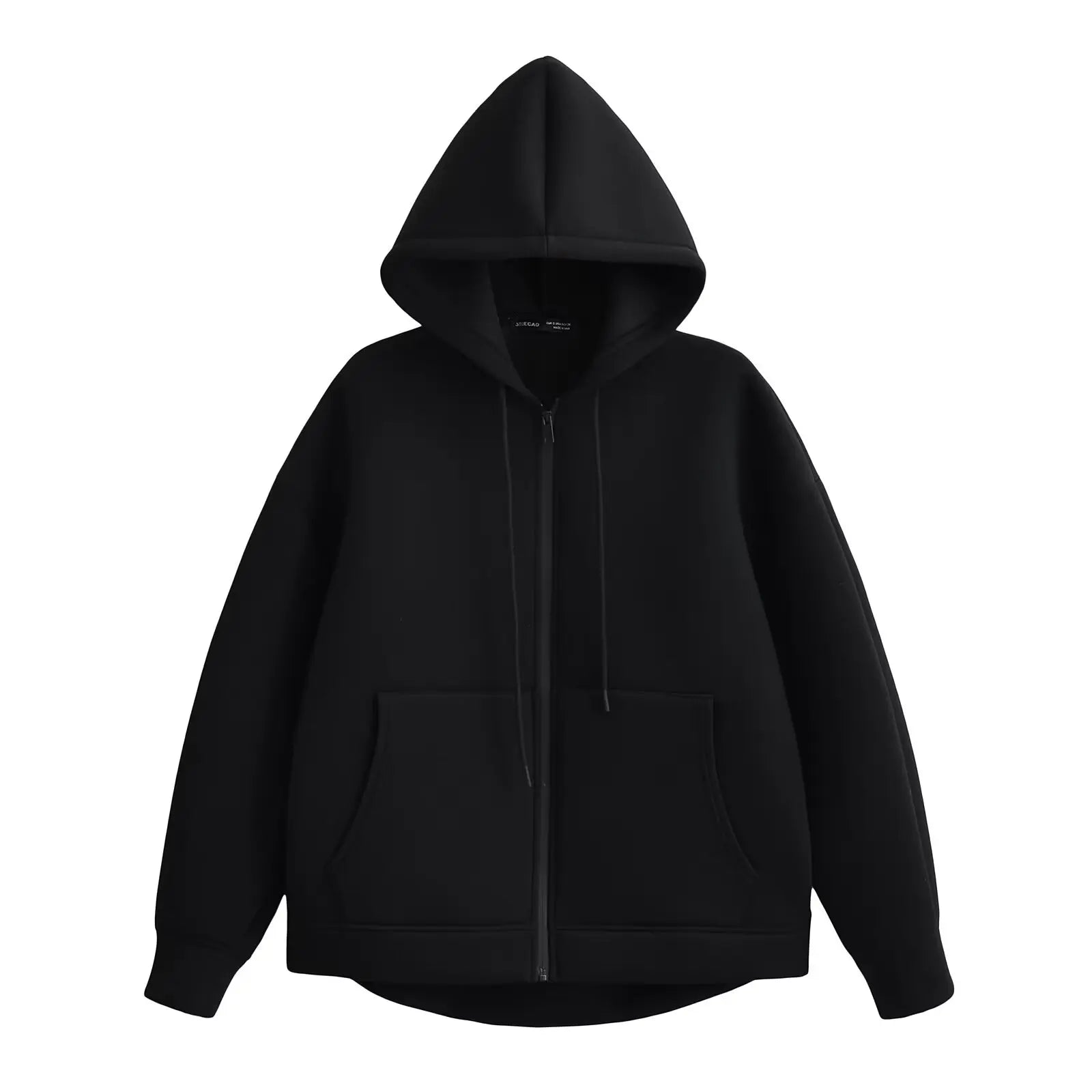 Casual Loose-Fit Zip Jacket