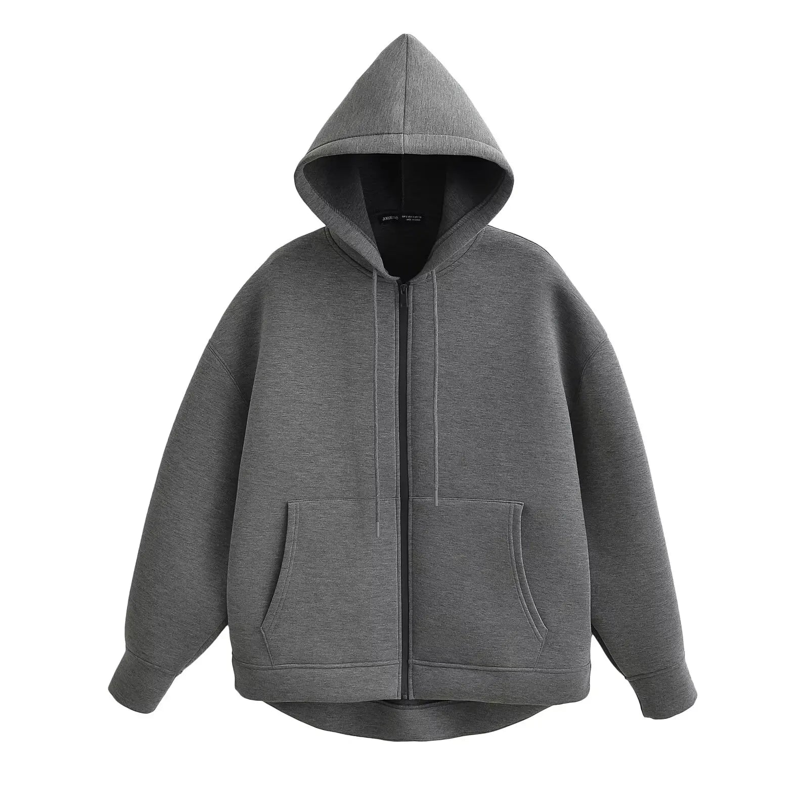 Casual Loose-Fit Zip Jacket