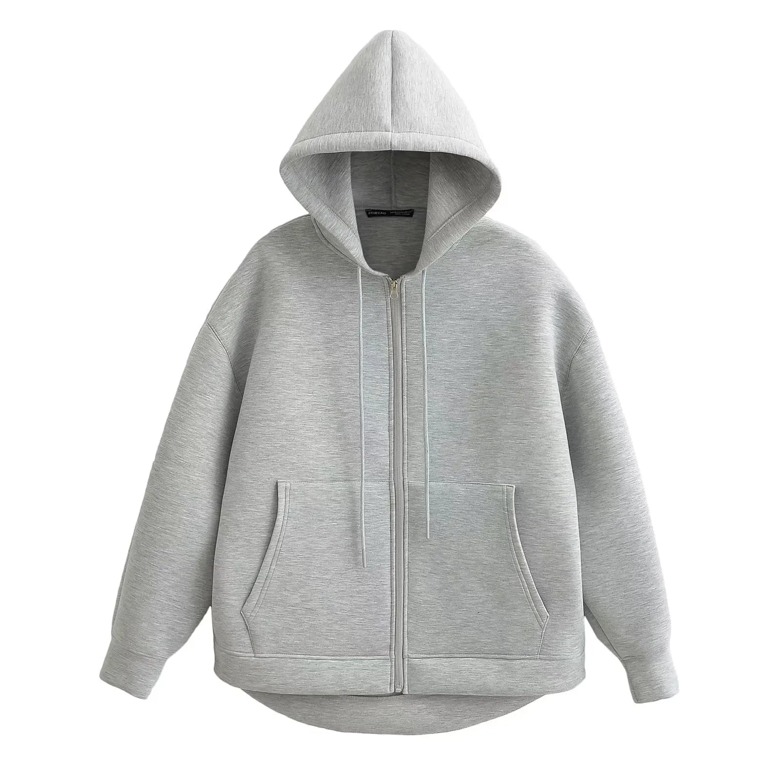 Casual Loose-Fit Zip Jacket