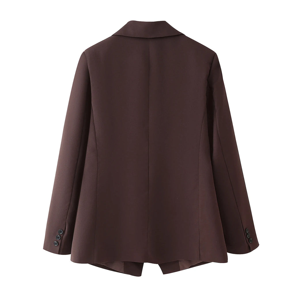 Women’s Elegant Lapel Blazer Jacket